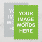 Bricolage - Cartes d'invitation / RSVP 5X7 à bord  (Devant / Derrière)