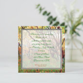 Brida douche, Orchard in Blossom Vincent van Gogh Kaart (Staand voorkant)