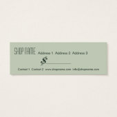 BRIDAL & AVOND MODE - Label koopwaar Mini Visitekaartjes (Achterkant)