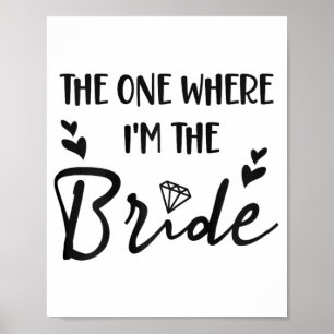 Bridal Bachelorette Party Het feest waar ik de bar Poster
