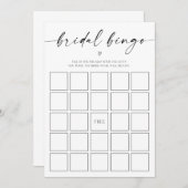 Bridal Bingo Vrijgezellenfeest Programma (Voorkant / Achterkant)