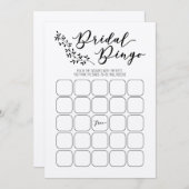 Bridal Bingo Vrijgezellenfeest Programma (Voorkant / Achterkant)