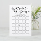 Bridal Bingo Vrijgezellenfeest Programma (Staand voorkant)