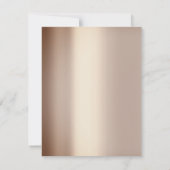 Bridal Birthday SWEET 16e Roos Gold 3D Glitter Kaart (Achterkant)