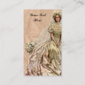 Bridal Boutique, bruiloft, Seamstress Visitekaartje (Achterkant)