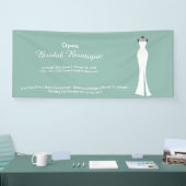 Bridal Boutique - Kies uw achtergrondkleur Spandoek (Beurs)