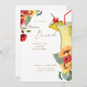Bridal Brunch Colorful Kaart