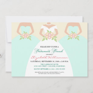 Bridal Brunch Invite (munt) Kaart
