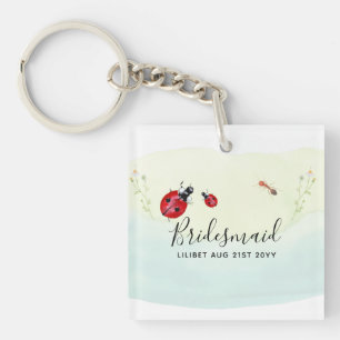 Bridal BUDGET - PARTIJ LADYBUGS Sleutelhanger