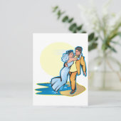 Bridal Coupon Beach Briefkaart (Staand voorkant)