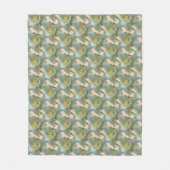 Bridal Crown Daffodil Pattern Cust. Fleece Blanket Deken (Voorkant)