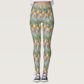 Bridal Crown Daffodils Pattern Legging (Voorkant)