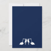 Bridal Dress Wedding Shower Kaart (Achterkant)