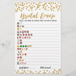 Bridal emoji game met Answers Vrijgezellenfeest ga