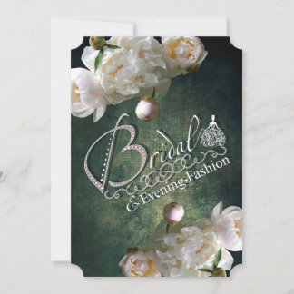 BRIDAL- EN GEAVANCEERDE MODE - Gebeurtenis uitnodi Kaart