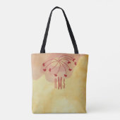 Bridal Gift Floral Tas Aziatisch beïnvloed (Achterkant)