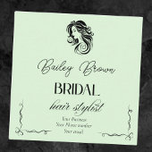 Bridal Haarstylist Vierkante Visitekaartje