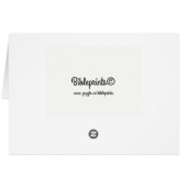 Bridal Intense Love Card (Achterkant Horizontaal)