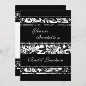 Bridal-leunkafels (zwart en wit) kaart (Voorkant / Achterkant)