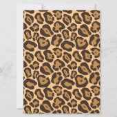 Bridal Libs Bachelorette Party Game Kaart (luipaar (Achterkant)