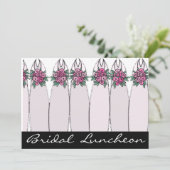 Bridal Luncheon Kaart (Staand voorkant)