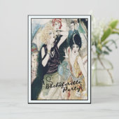 Bridal Mayhem Art Deco Kaart (Staand voorkant)
