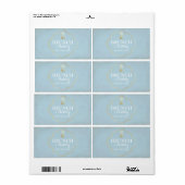 Bridal of Baby shower Mini Champagne Label (Full Sheet)