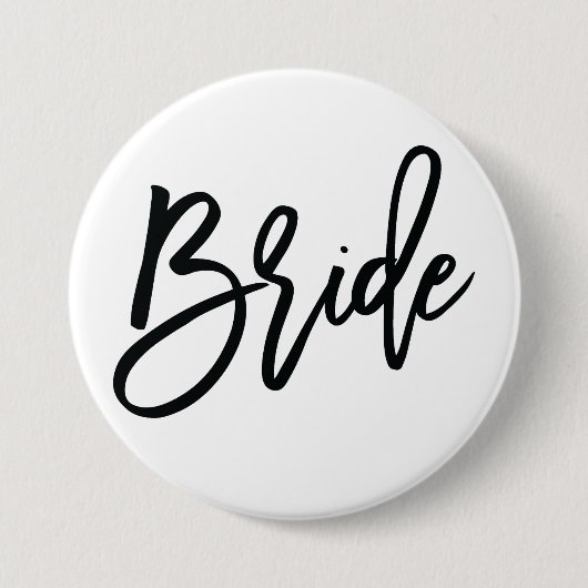 Bridal Party BRIDE Button / Pin (Voorkant)