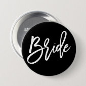 Bridal Party BRIDE Button / Pin (Voorkant /achterkant)