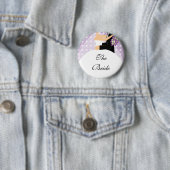 Bridal Party Bride to be Button / Pin Floral (In situ)