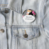 Bridal Party Bridesmaid Button / Pin Flowers (In situ)