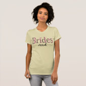 Bridal Party Matching Shirt, Bridesmaid T-shirt (Voorkant volledig)