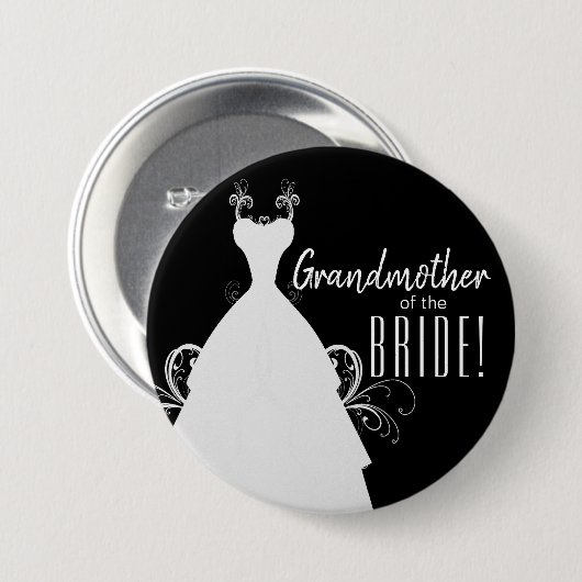 Bridal Party - Party of the Bride Button (Voorkant /achterkant)
