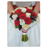 Bridal rozen bouquet klembord (Voorkant)