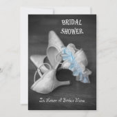 Bridal Shoes and Garter Belt Vrijgezellenfeest Inv Kaart (Voorkant)