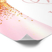 Bridal Shower Blush Pink Welcome Poster (Coin)