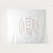 Bridal shower Bride to Be backdrop Wandkleed (Voorkant (horizontaal))