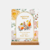 Bridal Shower Drink Bar Floral Mocktail Station (Recto)