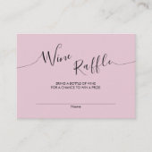 Bridal shower Enclosure Cards in a modern design. Informatiekaartje (Voorkant)