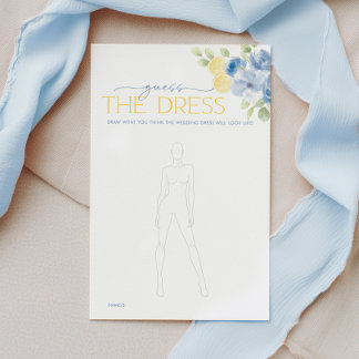 Bridal Shower Game Guess The Dress Main Squeeze 