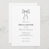Bridal Shower Invitation (Devant / Derrière)
