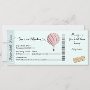 Bridal Shower Invitation, Adventure-Vrijgezellenfe Kaart