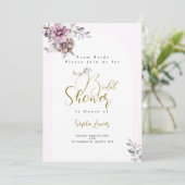 Bridal Shower Invitation Card (Debout devant)