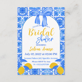Bridal Shower Invitation Card
