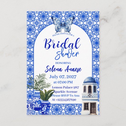 Bridal Shower Invitation Card (Devant)
