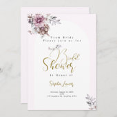 Bridal Shower Invitation Card Aankondiging (Voorkant / Achterkant)