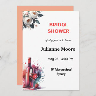 Bridal Shower Invitation Card Kaart