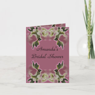 Bridal Shower Invitation Card Sjabloon