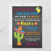 Bridal Shower Invitation- Couples, Fiesta Kaart (Voorkant)