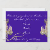 BRIDAL SHOWER INVITATION KAART (Achterkant)